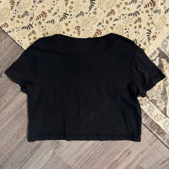 Adidas Black & White Crop Top, Size XL. - Picture 2 of 3